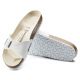 2. Birkenstock Madrid Birko-Flor Weiße Damen Flip-Flops normal breit (0040731)