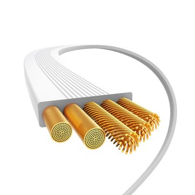 6. Baseus Free2Pull Mini 100W Einziehbares USB-C-Kabel – USB-C 2 m – Weiß