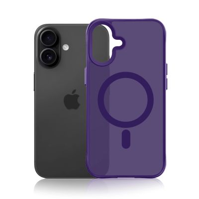 4. 3mk Smoke MagCase für iPhone 17 - lila-transparent