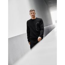 Herren-Sweatshirt ohne Kapuze, regulär, 4F x Robert Lewandowski RL9SAW25TSWSM2579-20S