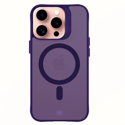 21. 3mk Smoke MagCase für iPhone 16 Pro Max – Lila-Transparent