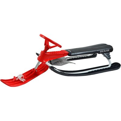6. Hamax Sno Blade Skischlitten Grau/Rot
