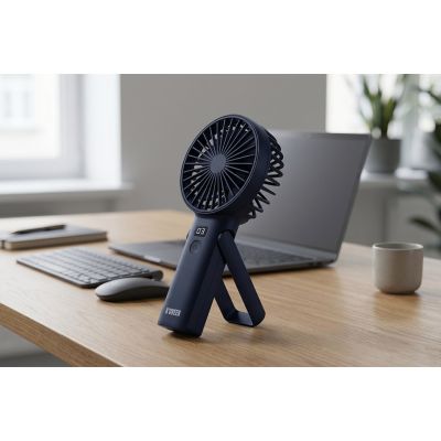 7. NOVEEN F120 USB-wiederaufladbarer Handventilator für den Schreibtisch