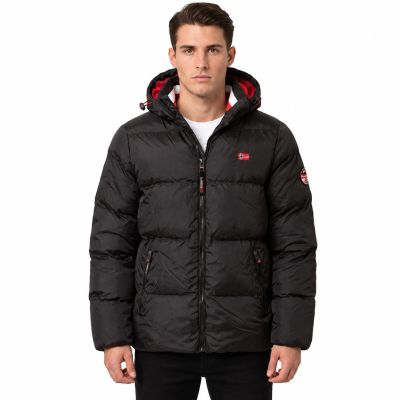 5. Herrenparka Geographical Norway ANCELO BLACK DB MEN 001 (WY4478H/GN-BLACK)