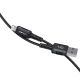 4. Acefast MFI USB - Lightning -Kabel 1,8 m, 2,4 A schwarz (C4-02 A Black)