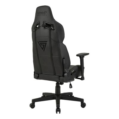 6. SENSE7 Gaming-Stuhl Schalensitz (mit Wiegenform), Schwarz