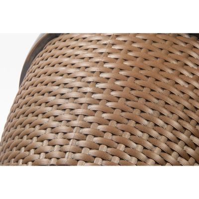 6. RATAN-TOPF AUS KUNSTSTOFF, DURCHM. 30,5 CM SASKA GARTEN