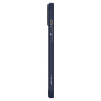 7. Spigen Crystal Hybrid-Hülle für iPhone 15 Plus – transparent und blau