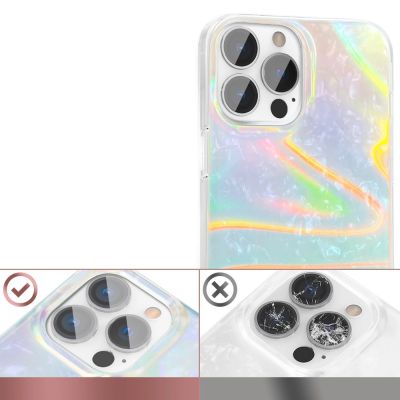 3. Kingxbar Shell Series Luxury Elegant Case für iPhone 13 Pro Pearl Blue