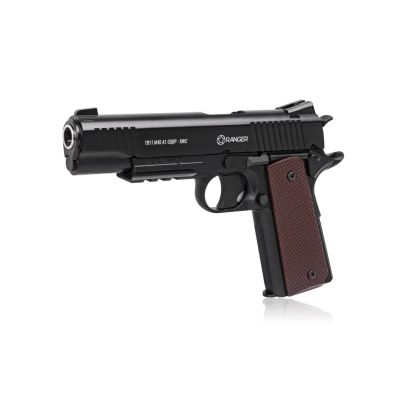 18. RANGER 1911 M45A1 CQBP Luftpistole k.4.5BBs 21-Schuss METALLSCHLITTEN KWC