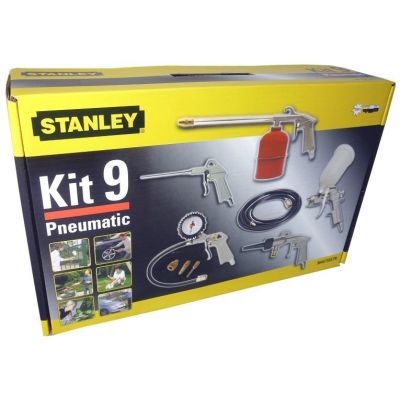 5. STANLEY 9-teiliges Druckluftwerkzeugset 9045718STN