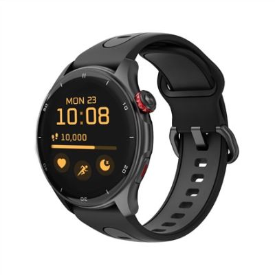 6. myPhone Smartwatch mit GPS, AMOLED-Display (1,43 Zoll), wasserdicht, Schwarz