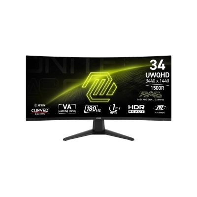31. MSI Monitor 34" MAG 346CQ 34 UWQHD 180Hz
