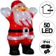 5. Dekorative Weihnachtsmannfigur, 50 LEDs, Höhe: 40 cm, Acryl