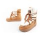 17. D.Franklin Damen Winter Schneestiefel, Modisches Fellfutter, Hoch