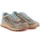 4. Damenschuhe mit Lochmuster in Blau und Beige Artiker 58C1289