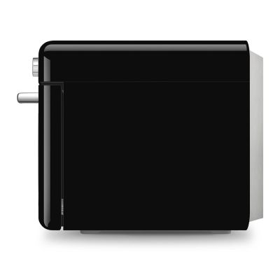 3. Smeg COF01BLEU Kleine schwarze Dampfgarerknöpfe, Drehknopf
