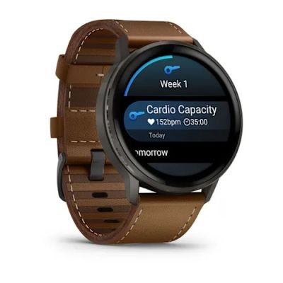 13. Garmin Venu 4 3,56 cm (1,4") AMOLED 45 mm Digital 454 x 454 px Touchscreen Schwarz WLAN GPS