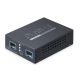 2. PLANET 2-Port 10G/2.5G/1G/100BASE-X Netzwerk-Konverter Schwarz