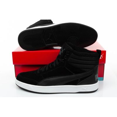 10. Puma Herren Rebound Street schwarze gefütterte Stiefeletten