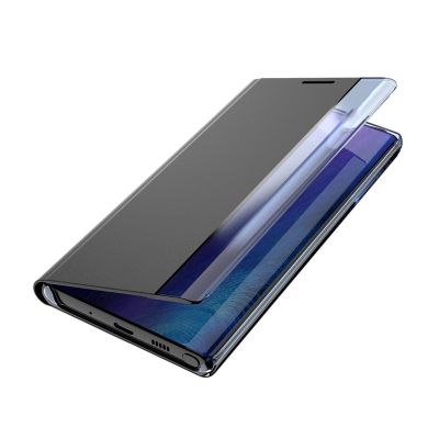 5. Sleep Case Booktype Case Smart Schutzhülle Aufklappbare Hülle für iPhone 13 Pro Max blau