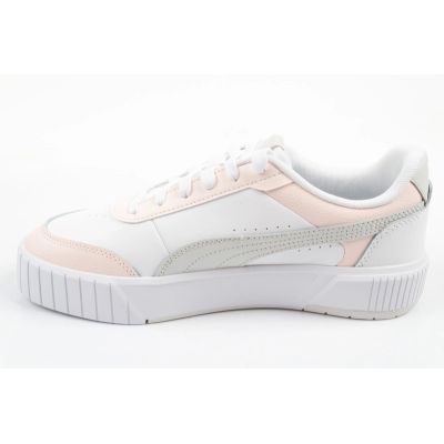 3. Puma Damen-Sportschuhe Carina Mia Sneaker aus Leder, weiß