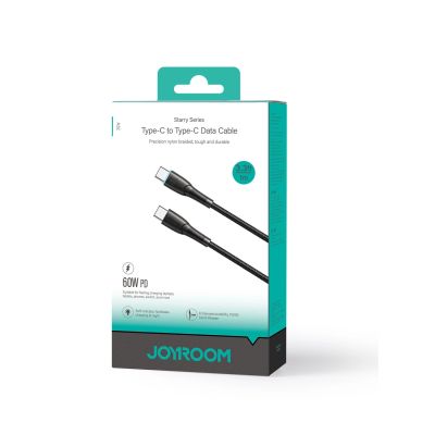 5. Joyroom Starry Series SA32-CC3 USB-C / USB-C Kabel 60W 1m - schwarz