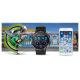 17. Gravity GT21-3 Smartwatch + Schwarzes Silikonarmband
