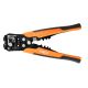 4. NEO TOOLS Automatische Abisolierzange 205 mm, Frontausführung + 230 Kabelverbinder