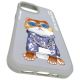 9. Nimmy Glasses Cool Cat iPhone 15 Hülle - Grau
