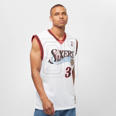 2. Mitchell & Ness NBA Swingman Heimtrikot 76ERS 00 Allen Iverson M SMJYGS18200-P76WHIT00AIV