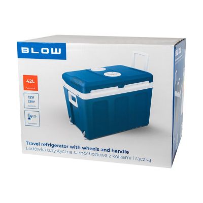 8. BLOW Reise-Kühlbox fürs Auto, 42 l, mit Rädern