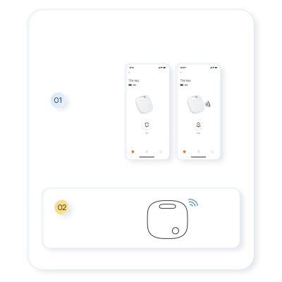 19. Baseus T2 Pro Smart GPS Tracker für Kinderhandtaschenschlüssel weiß (FMTP000002)