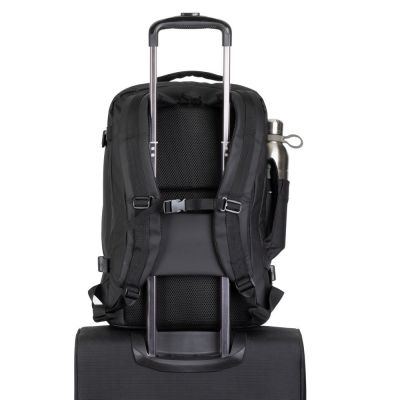 22. Rivacase Tegel 8465 Rucksack, Wanderrucksack, Schwarz, Polyester