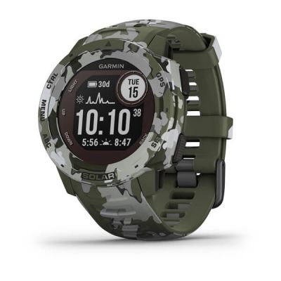 Garmin Instinct Solar Camo Uhr Grün (010-02293-06)