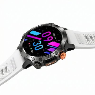 12. Smartwatch Gravity Black 2 Armbänder GT20-8