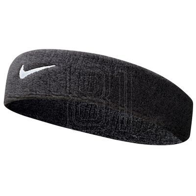 Nike Swoosh Stirnband in schwarz
