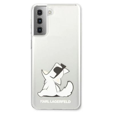 3. Karl Lagerfeld Choupette Fun Case für Samsung Galaxy S21+ - Transparent