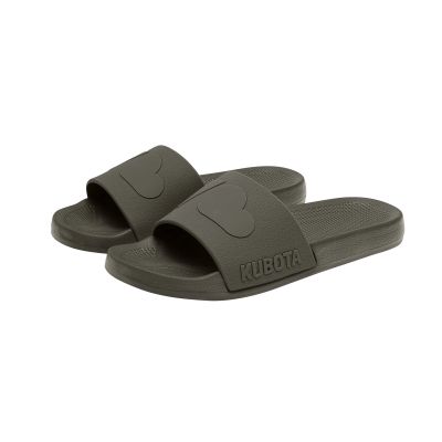 7. Kubota Basic Plain Cloud Brown Pool Flip-Flops K25SS-101-002-21-1