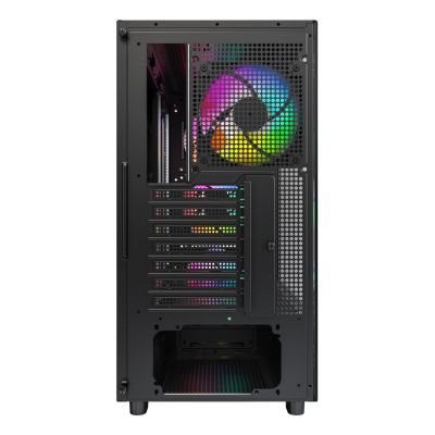 4. Montech XR PC-Gehäuse aus Holz, Midi-Tower, ATX, ARGB, gehärtetes Glas