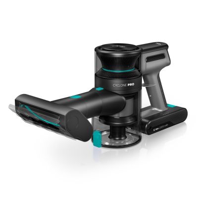 2. Niceboy ION Hurricane H7 2-in-1 Akku-Trockenstaubsauger, beutellos, 200 W, Schwarz/Blau, 2,2 Ah