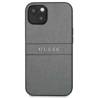 3. Guess GUHCP13SPSASBGR iPhone 13 mini 5,4" grau/graues Saffiano-Armband