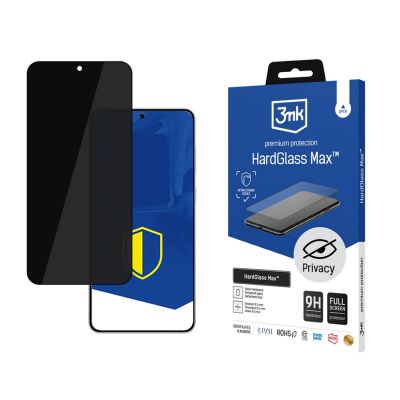 3mk HardGlass Max Privacy Schwarzes Sichtschutzglas für Samsung Galaxy S25 Edge