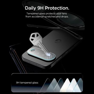 7. Spigen Optik Pro HD 2er-Pack Displayschutzfolie aus gehärtetem Glas für Google Pixel 11