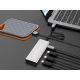 6. Conceptronic HUBBIES16G USB 3.2 Gen 2 (3.1 Gen 2) Typ-C Hubs und Hubs 10000 Mbit/s Grau