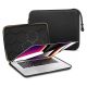 7. Tech-Protect Hartschalen-Laptoptasche 13-14 Zoll – Schwarz und Orange