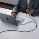 16. Ugreen 2-in-1 USB-C-Kabel – 2x USB-C PD 140W 2m – Schwarz
