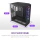 10. NZXT H9 FLOW RGB+ MIDI-TOWER-CASE MIT FENSTER, SCHWARZ