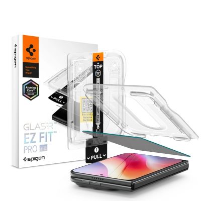 Spigen Glas.tR EZ Fit Pro HD AC Sichtschutzglas aus gehärtetem Glas für iPhone Duo