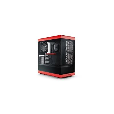 2. HYTE Y40 Midi-Tower Schwarz, Rot